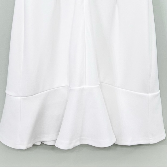 Fab’rik While Sheath Dress with Ruffle Trim at Bottom Size S - Picture 6 of 8